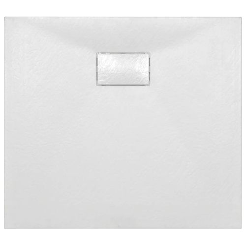 vidaXL Shower Base Tray SMC White 35.4"x31.5"