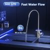 Tankless Reverse Osmosis System, Under Sink RO Water Filter System, Smart Large Screen, 800 GPD, 2:1 Pure to Waste, 4 Stage RO Filter, TDS Reduction